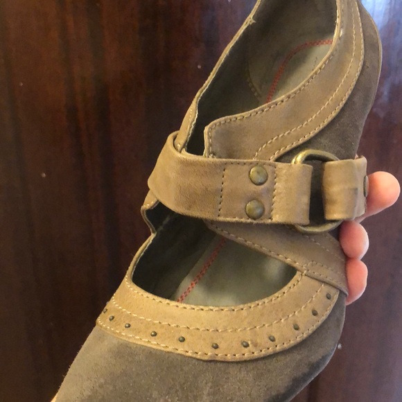 Miss Sixty suede taupe heels size 8 - Picture 4 of 4